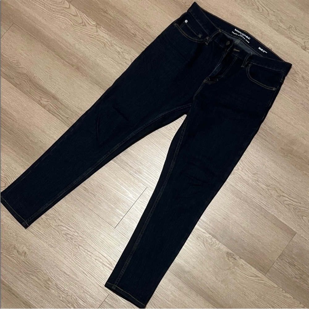 Banana Republic Dark Blue Travel Stretch Jeans